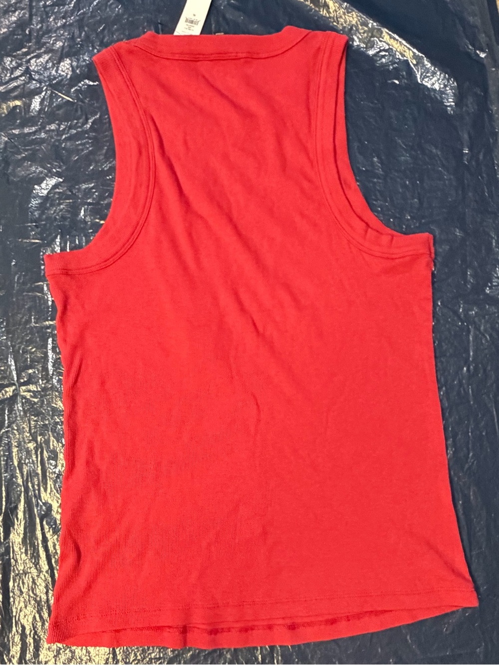 Banana Republic Red Ribbed Tank Top - Picture 2 of 5